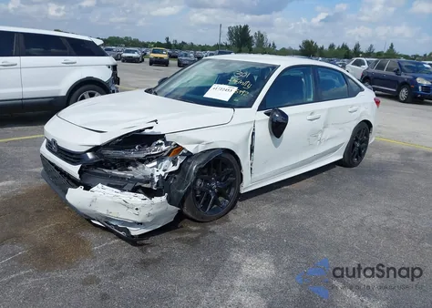 2024 Honda Civic Sport из США, поврежденный, VIN 2HGFE2F52RH565192